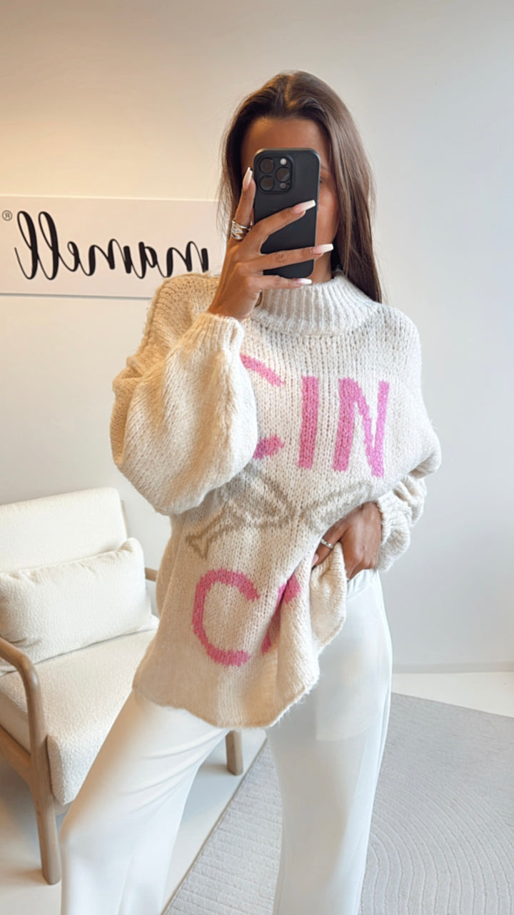 Pullover " Cin Cin " / wollweiss Art. 8494