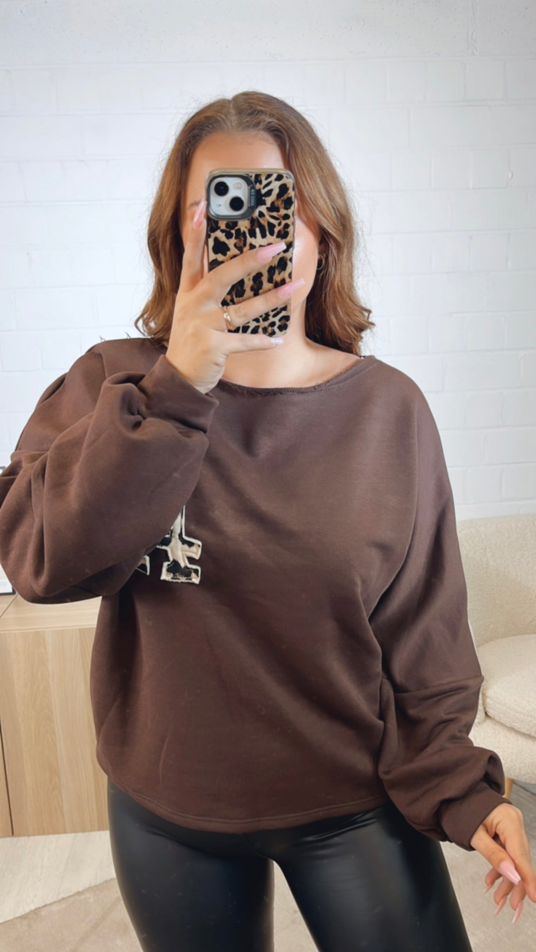 LA LEO Sweater / schoko braun Art. 12572