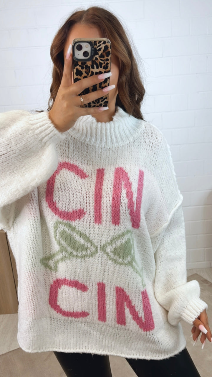 Pullover " Cin Cin " / weiss Art. 12317