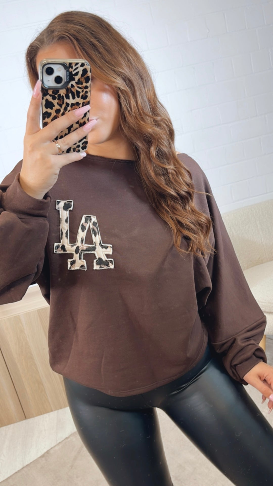 LA LEO Sweater / schoko braun Art. 12572