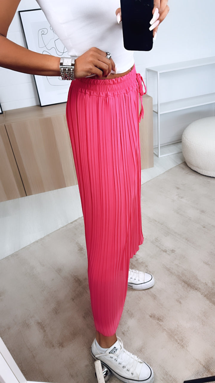 Hose Plissee / pink Art. 1022