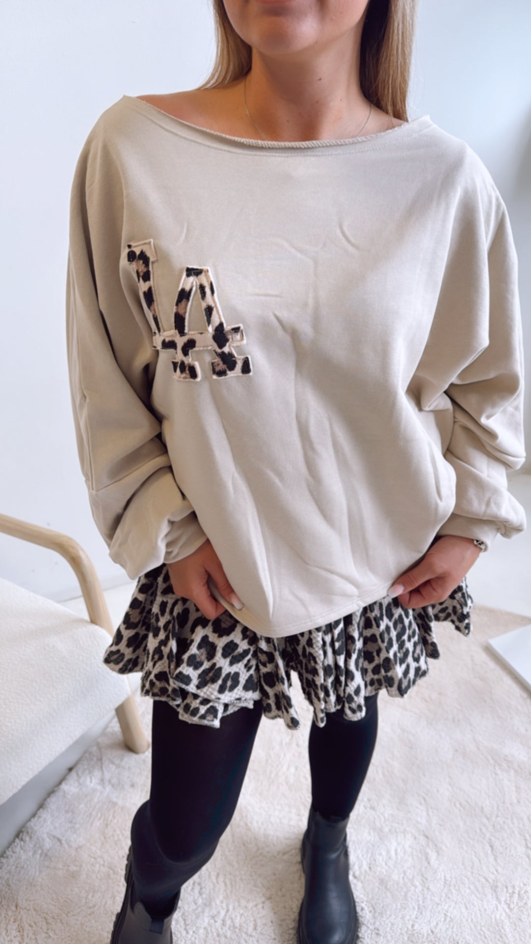 LA LEO Sweater / beige Art. 12429