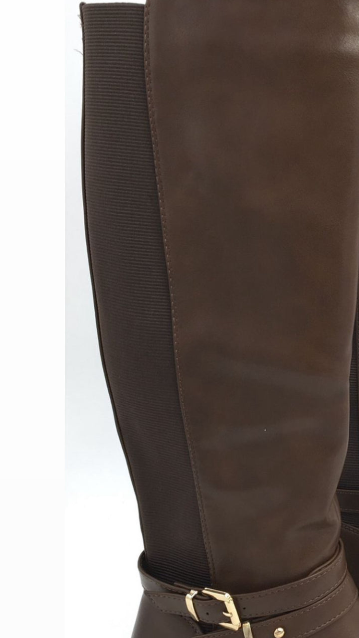 Stiefel lang " D-83 " / nougat-braun Art. 122301