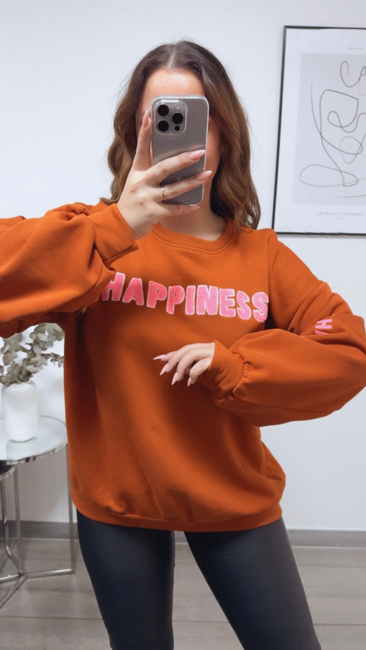 HAPPINESS Sweater / rost - soft pink Art. 13148