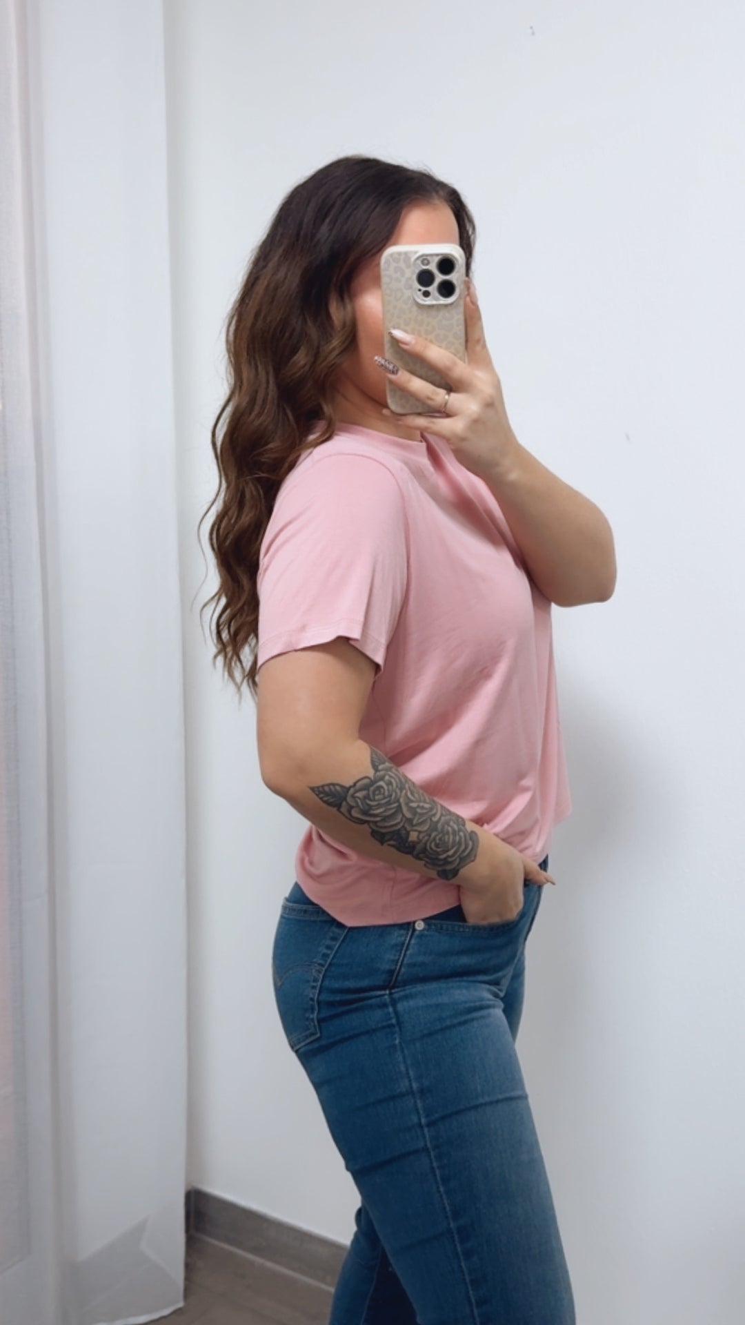 Basic T-shirt, Rundausschnitt / rosa Art. 14413