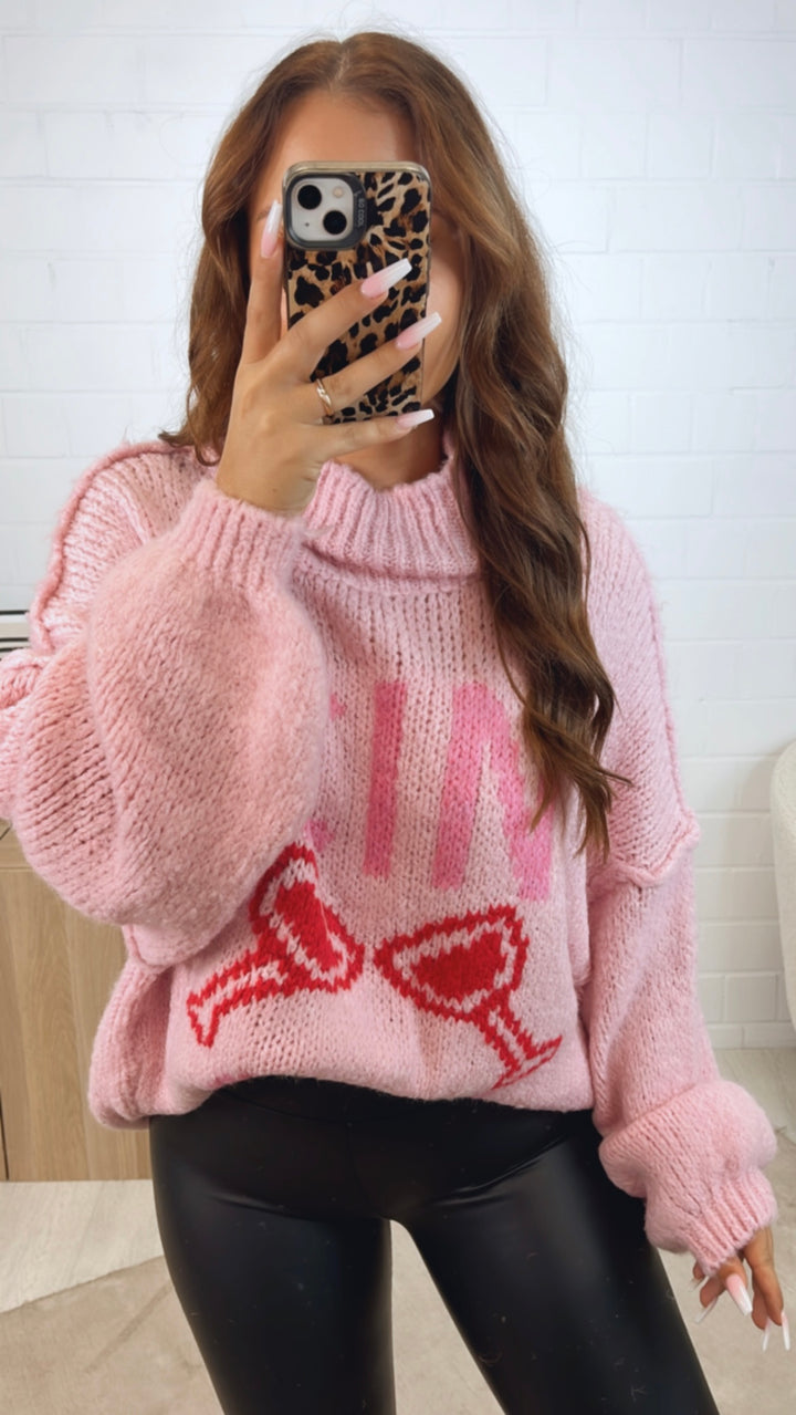 Pullover " Cin Cin " / rosa Art. 12316