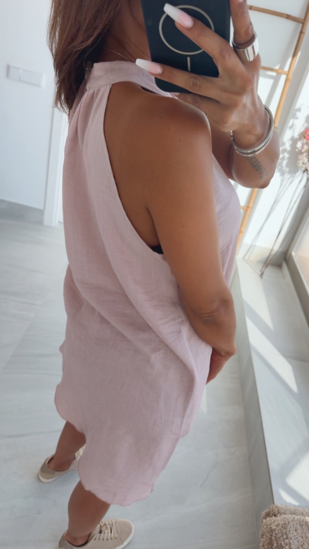 Asymmetrisches Top / altrosa Art.15182
