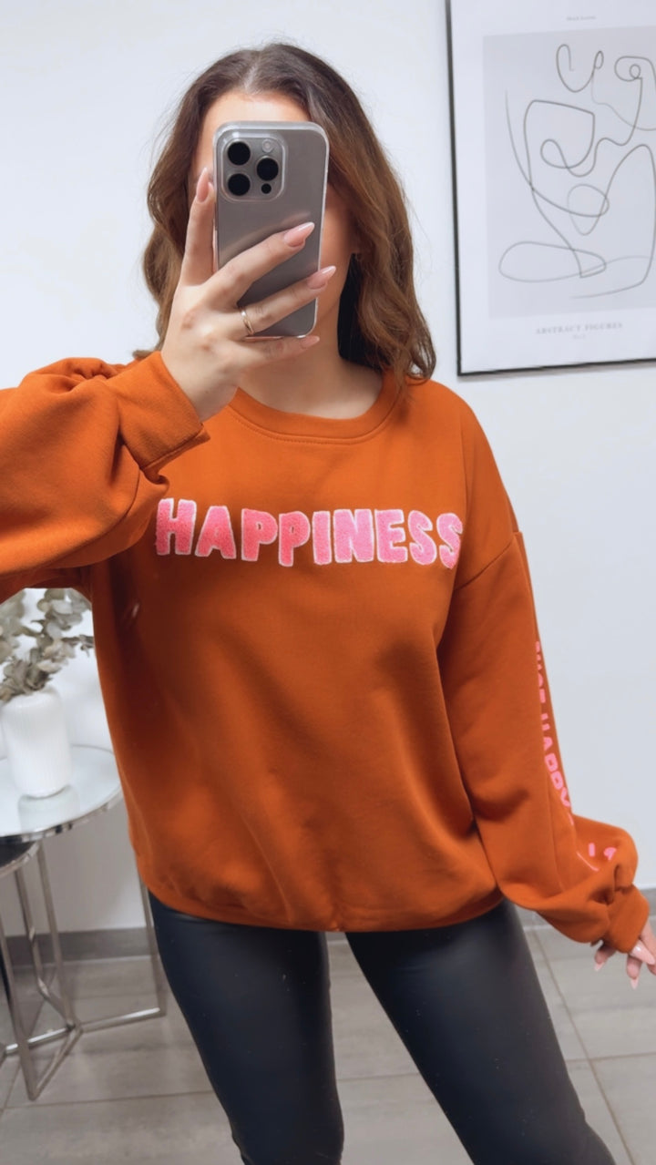 HAPPINESS Sweater / rost - soft pink Art. 13148