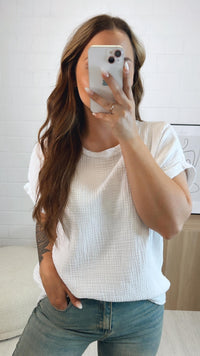MUSSELIN T-shirt / weiss Art. 9728