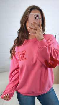 Pullover " Balance " / pink - rot Art. 9545