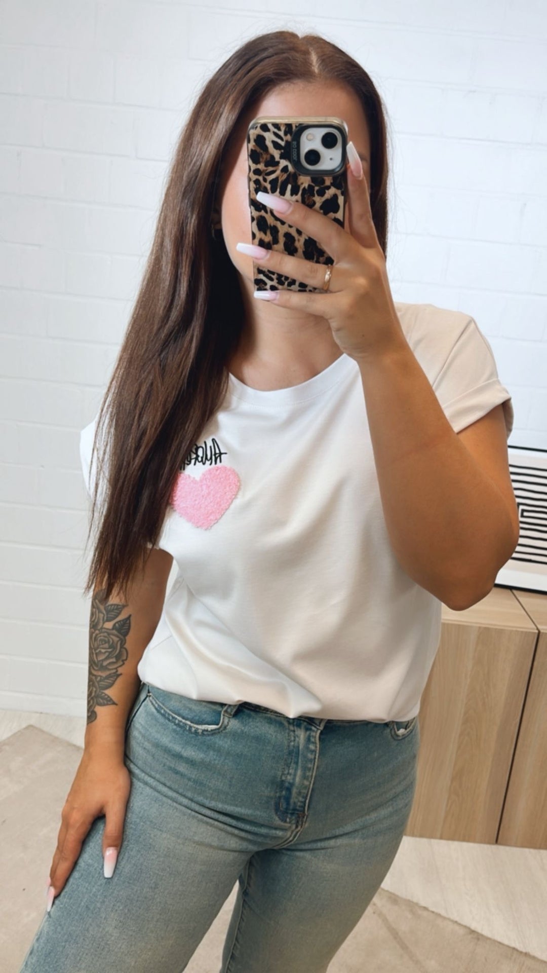T-Shirt "AmoreMio" / creme Art.12279