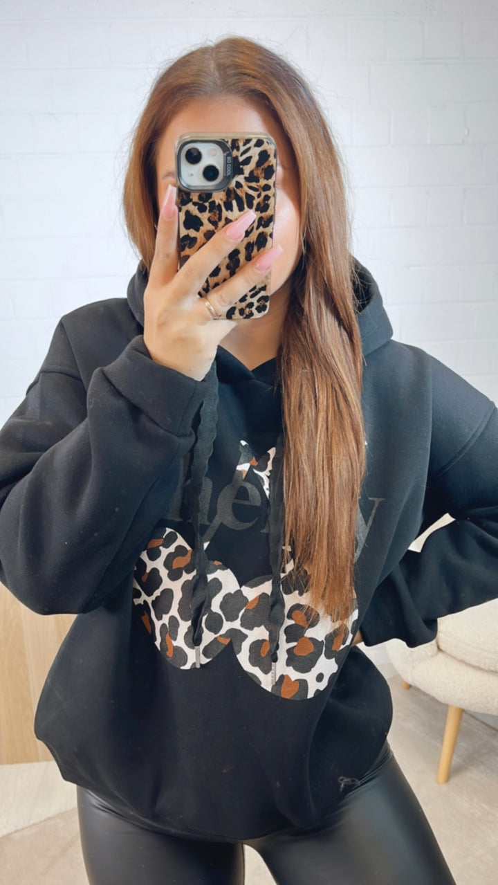 Cherry Leo Hoodie / schwarz Art. 12619