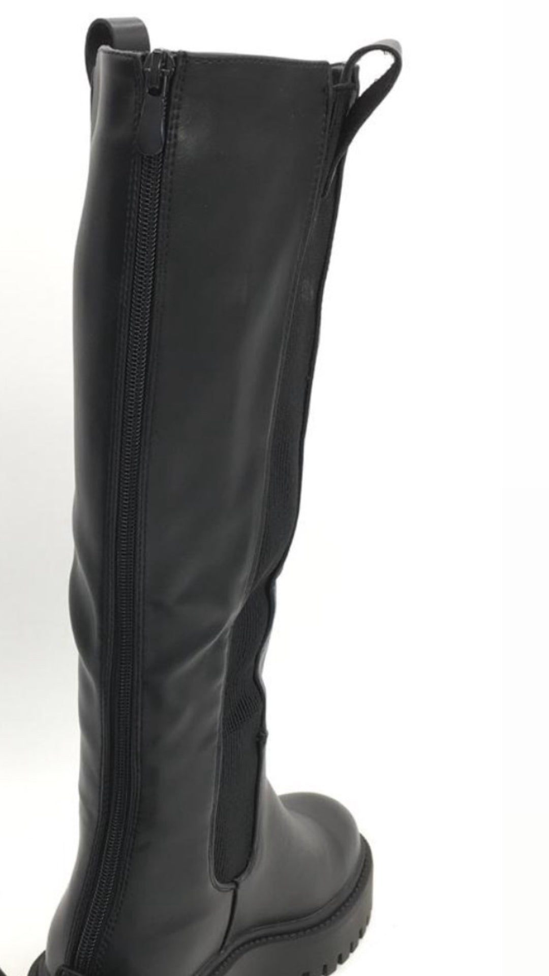 Stretch-Stiefel lang " A-976 " / schwarz Art. 122300