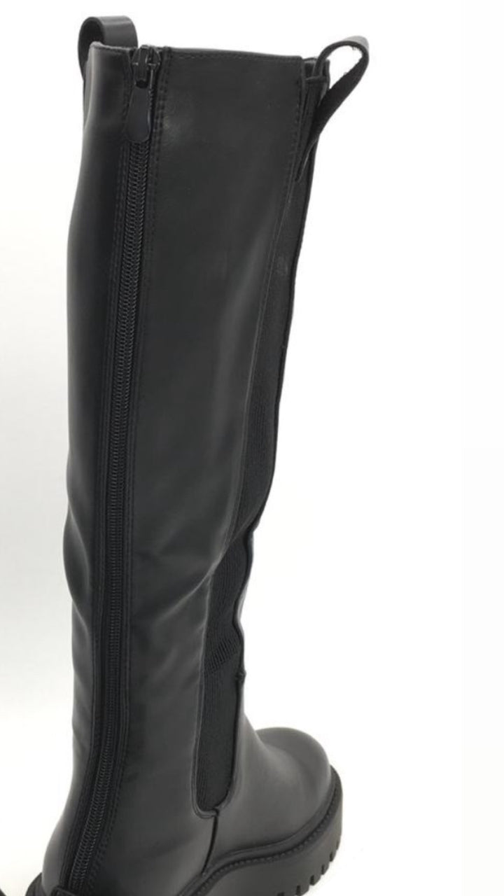 Stretch-Stiefel lang " A-976 " / schwarz Art. 122300