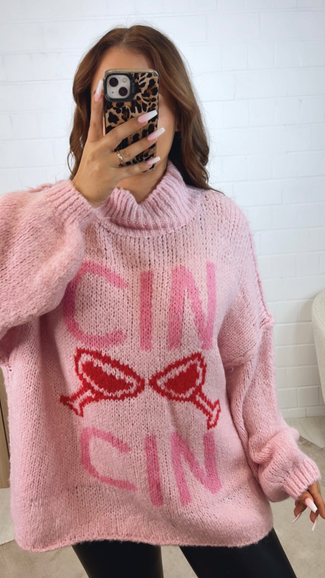 Pullover " Cin Cin " / rosa Art. 12316