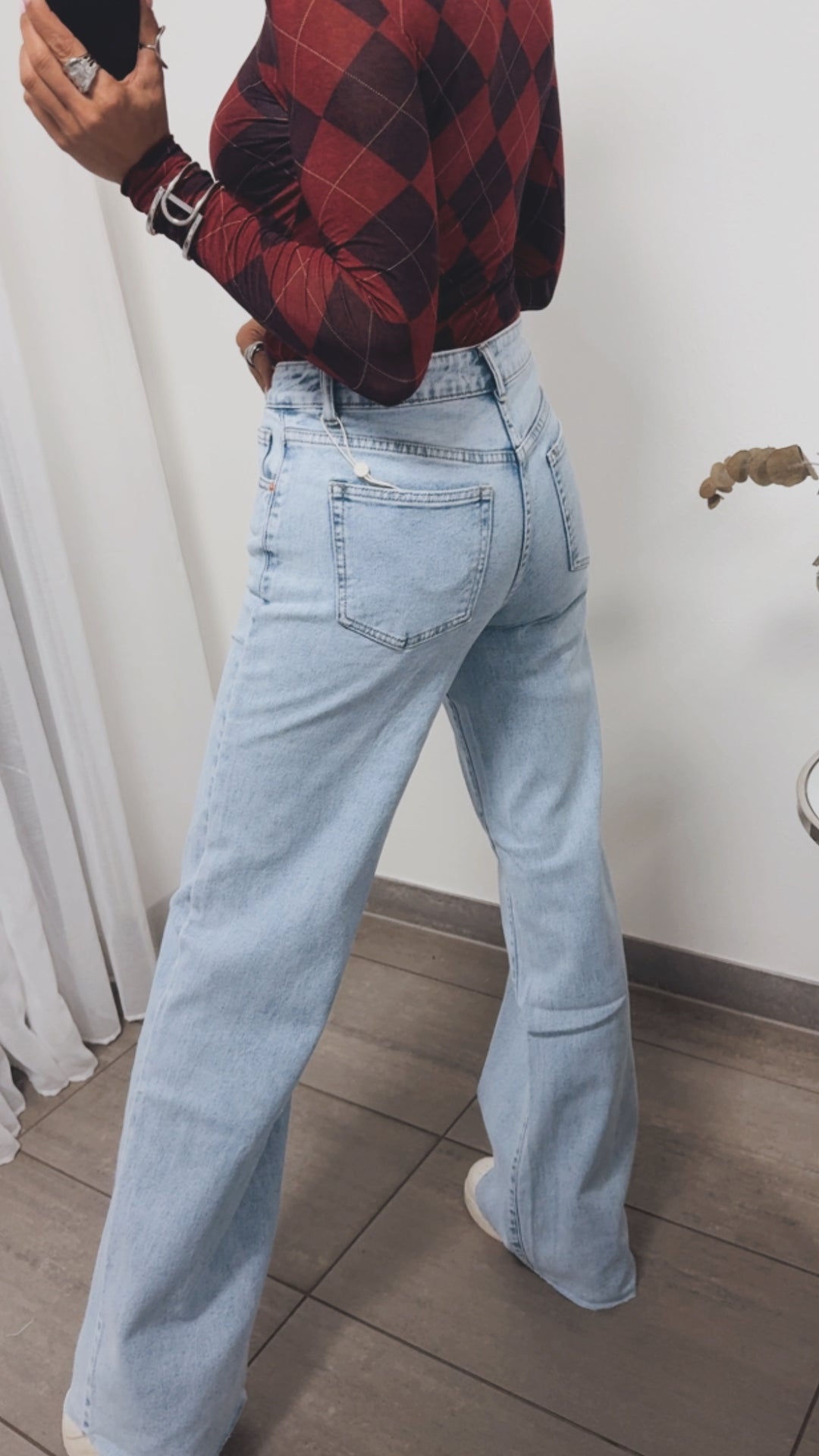 Extra Tall WIDE LEG Jeans Hose " RD7392 / RD7377" / ultra hell blau verw. Art. 14117