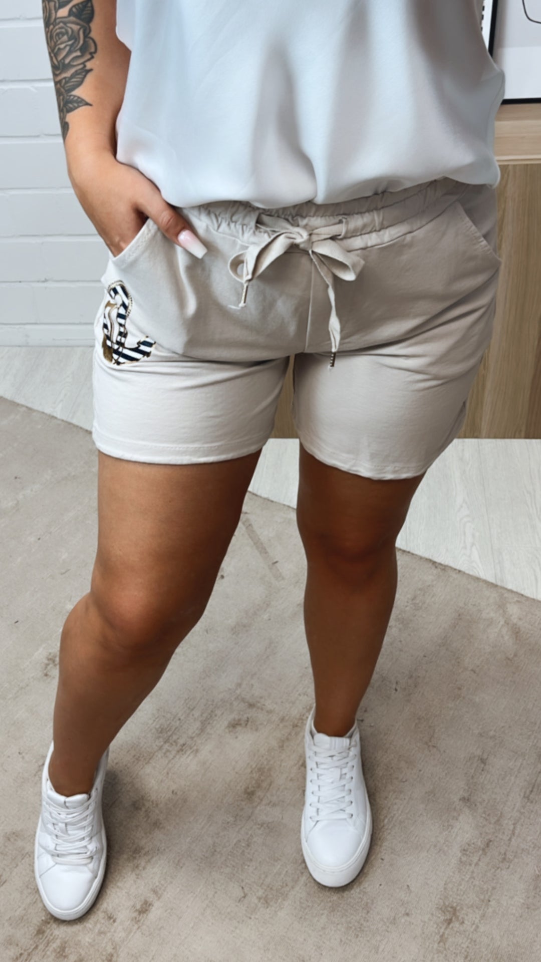 Shorts „ Anker “ / beige Art. 10772