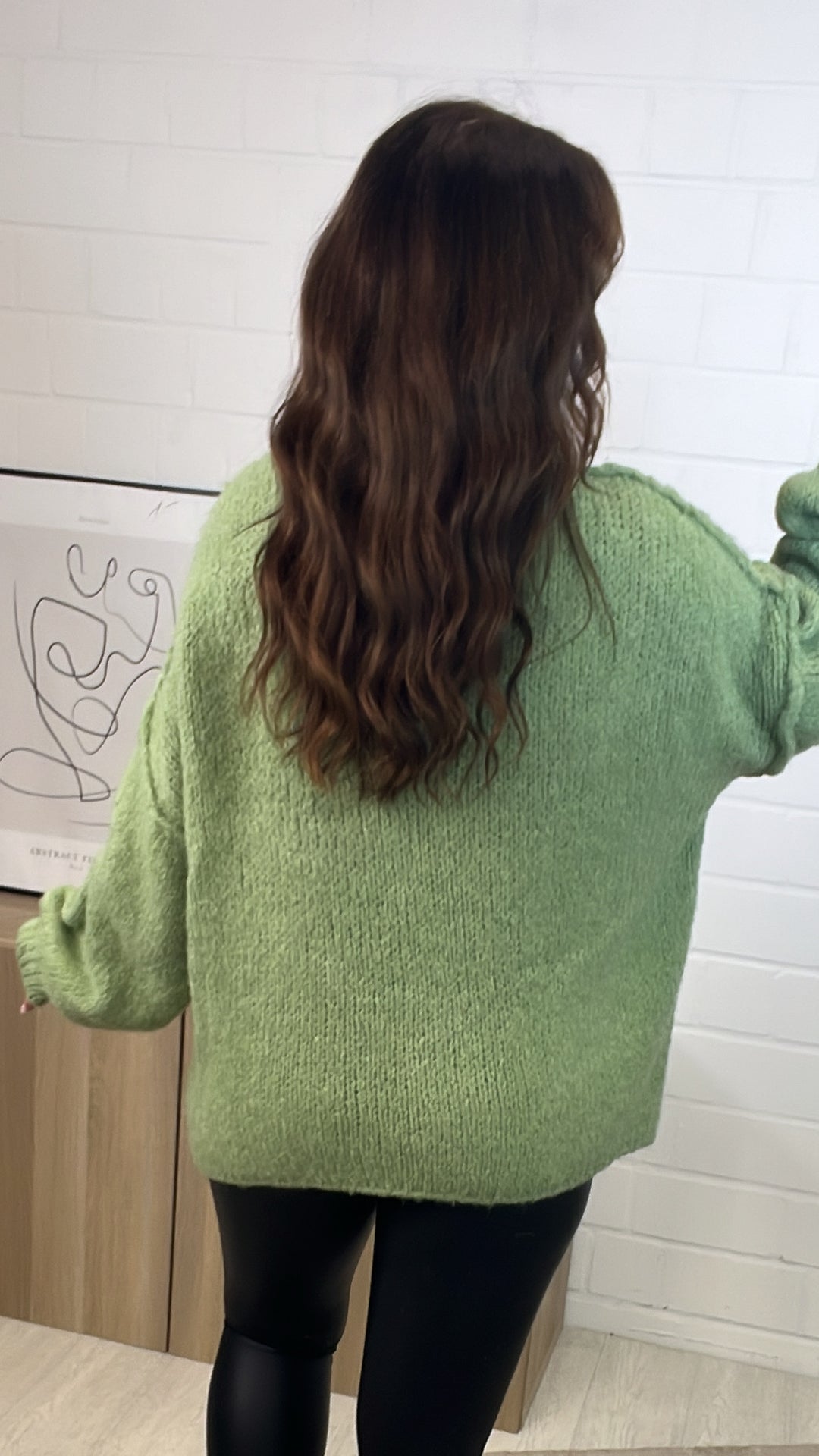 Pullover " Cin Cin " / soft matcha Art. 12315