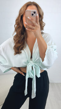Bolero Oberteil / soft aqua Art. 10384