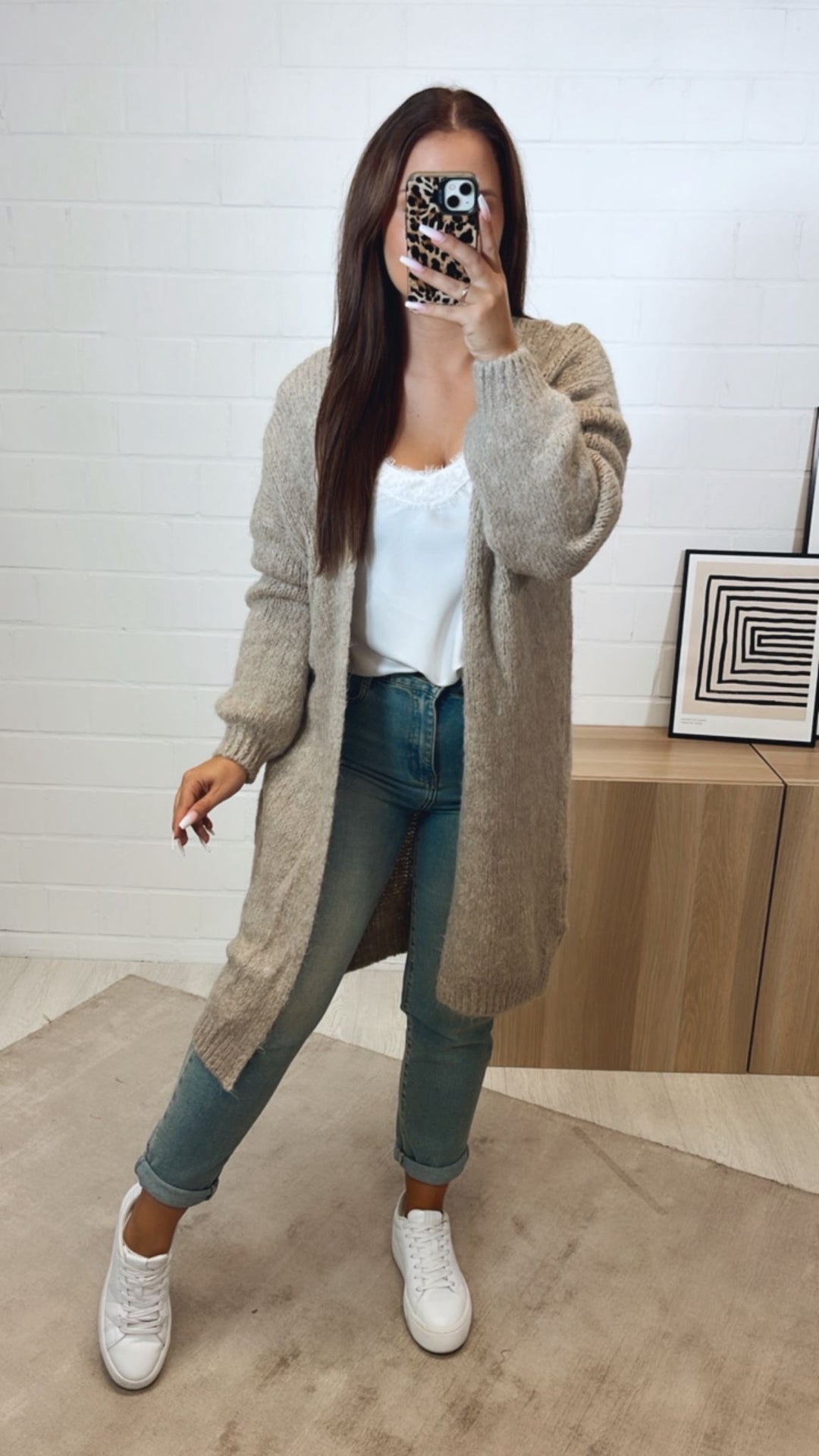 Kuscheliger Cardigan / beige Art.11294