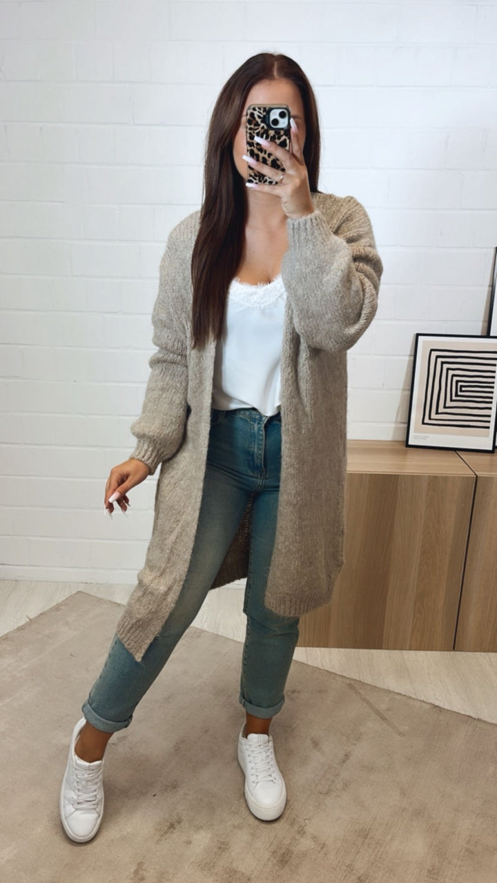 Kuscheliger Cardigan / beige Art.11294