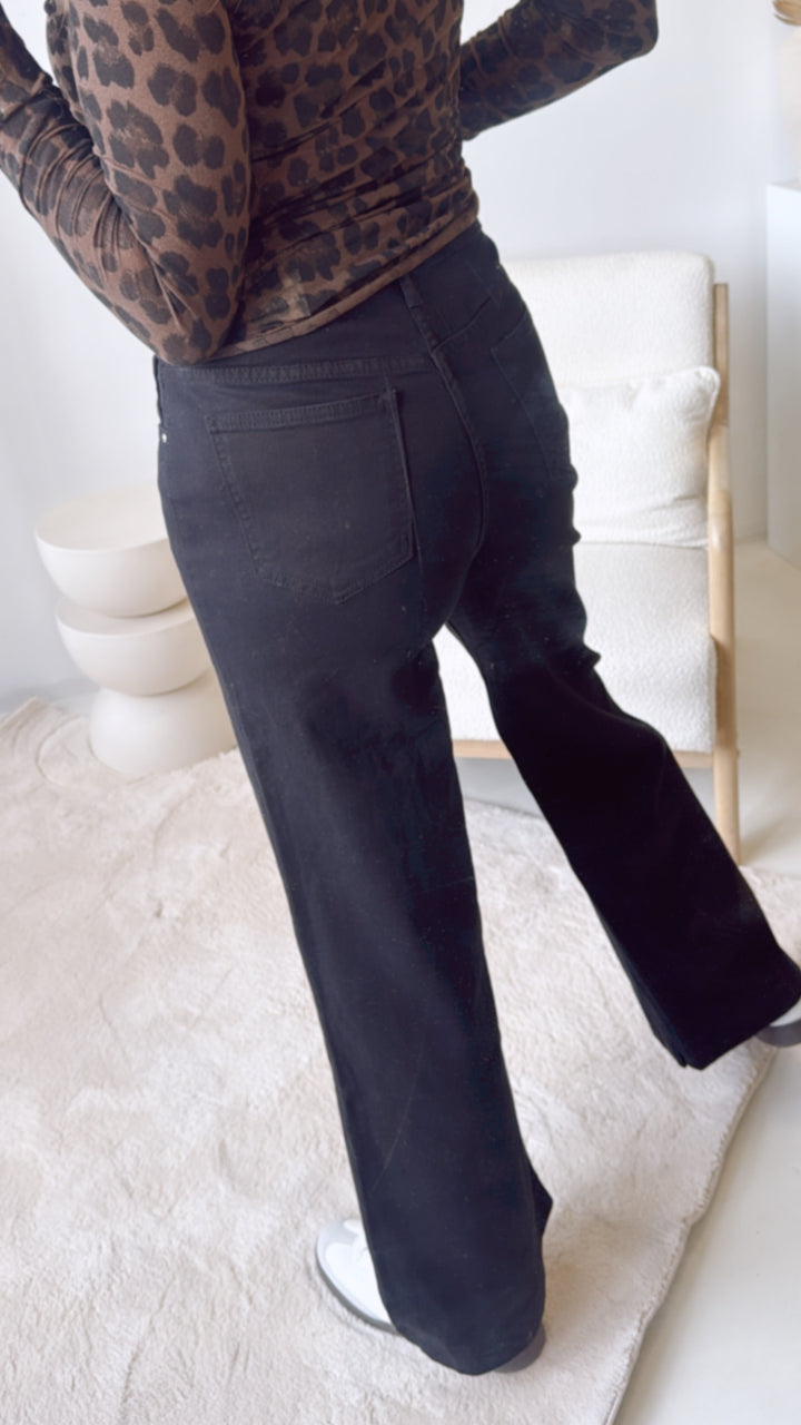 Straight leg Jeans " 78098-1" / schwarz Art. 11265