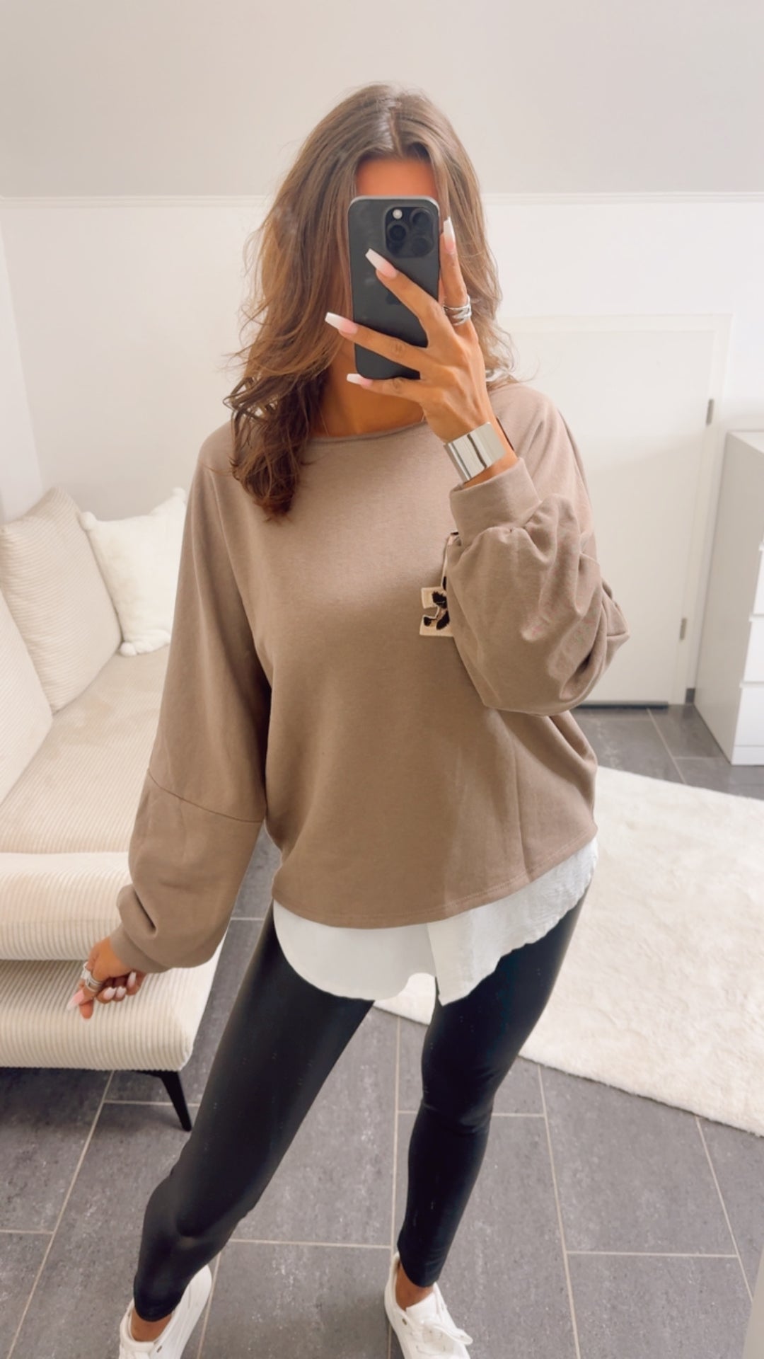 LA LEO Sweater / taupe Art. 12466