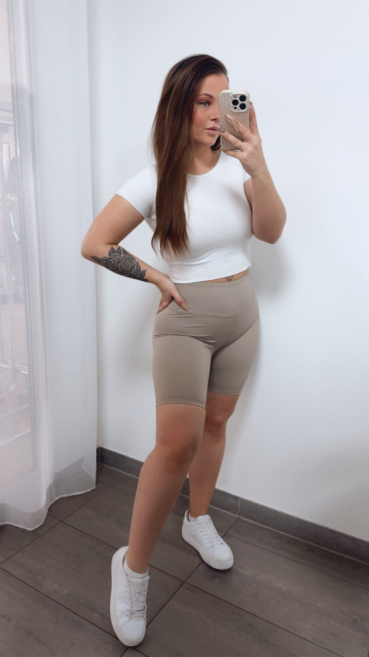 ultra softe, leichte Radler Hose / light taupe Art. 10292