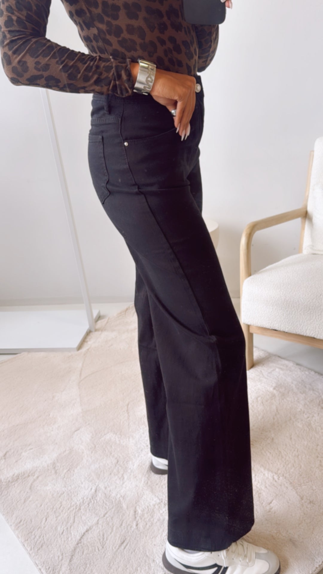 Straight leg Jeans " 78098-1" / schwarz Art. 11265