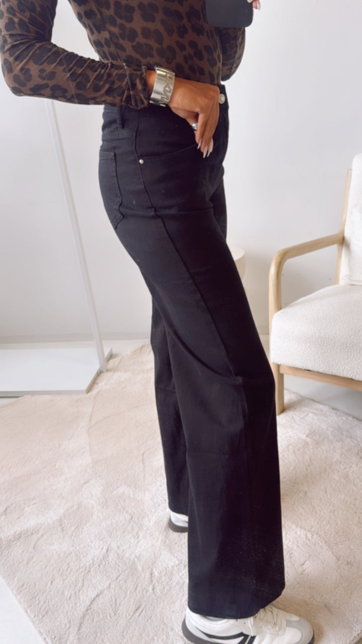 Straight leg Jeans " 78098-1" / schwarz Art. 11265