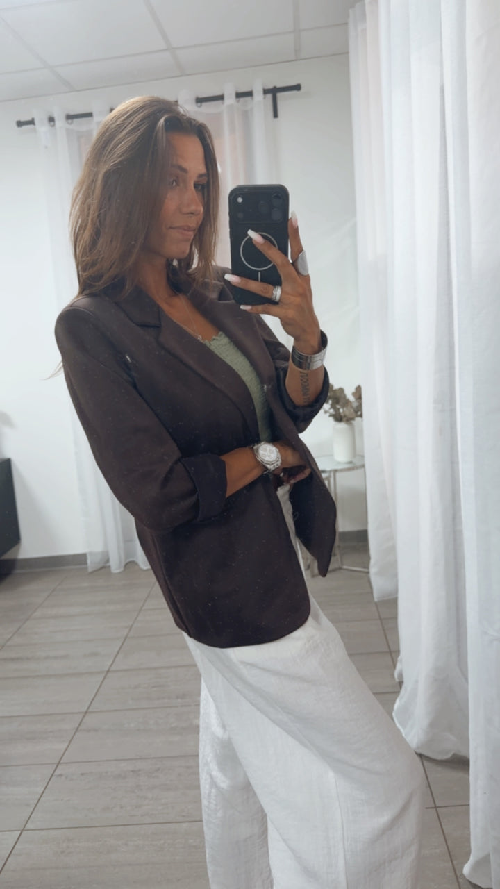 Blazer Butterstoff / braun Art. 15838