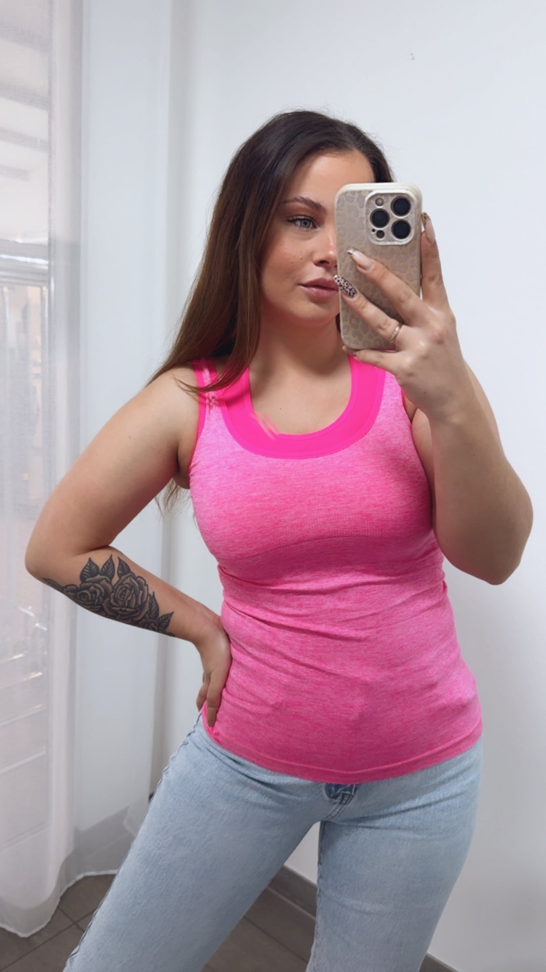 Gym Top / pink meliert Art. 13747