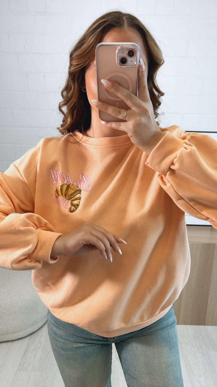Pullover " Bakery " / soft peach Art. 9588
