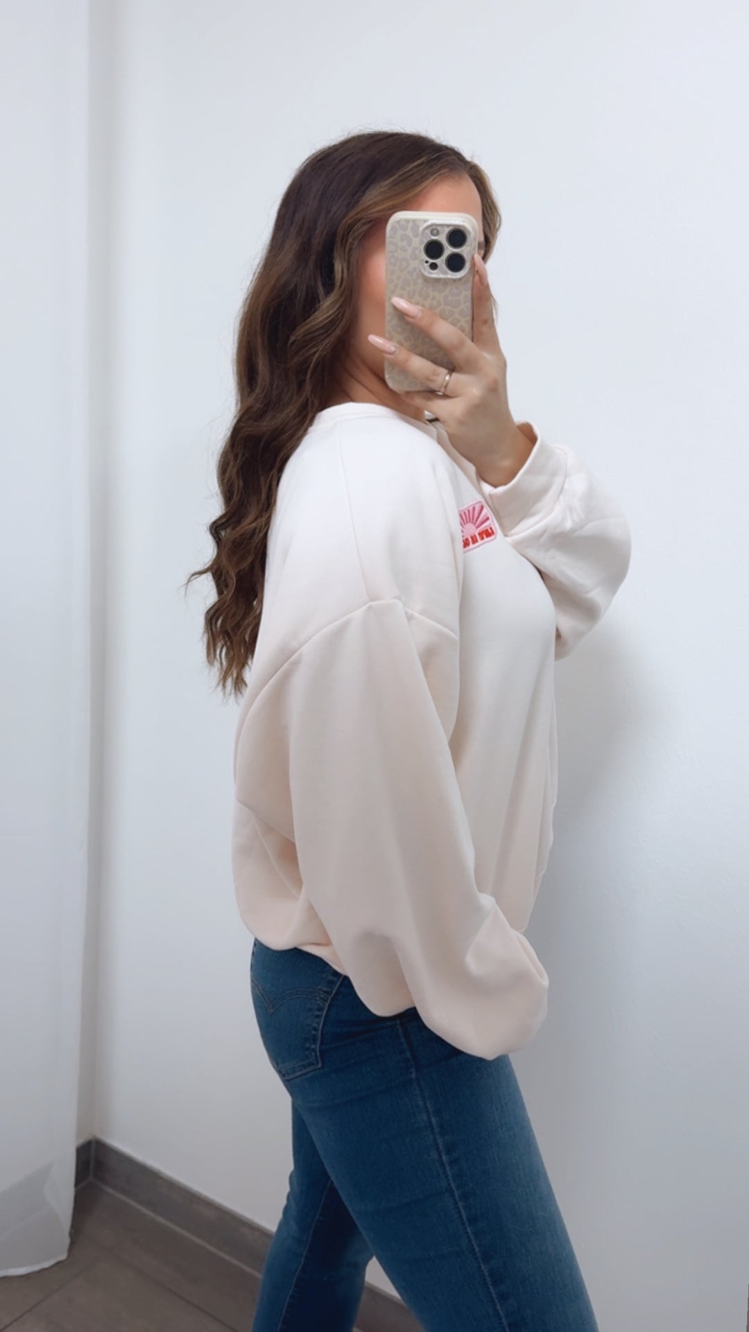 Sweater " Life is good " / beige Art. 14739