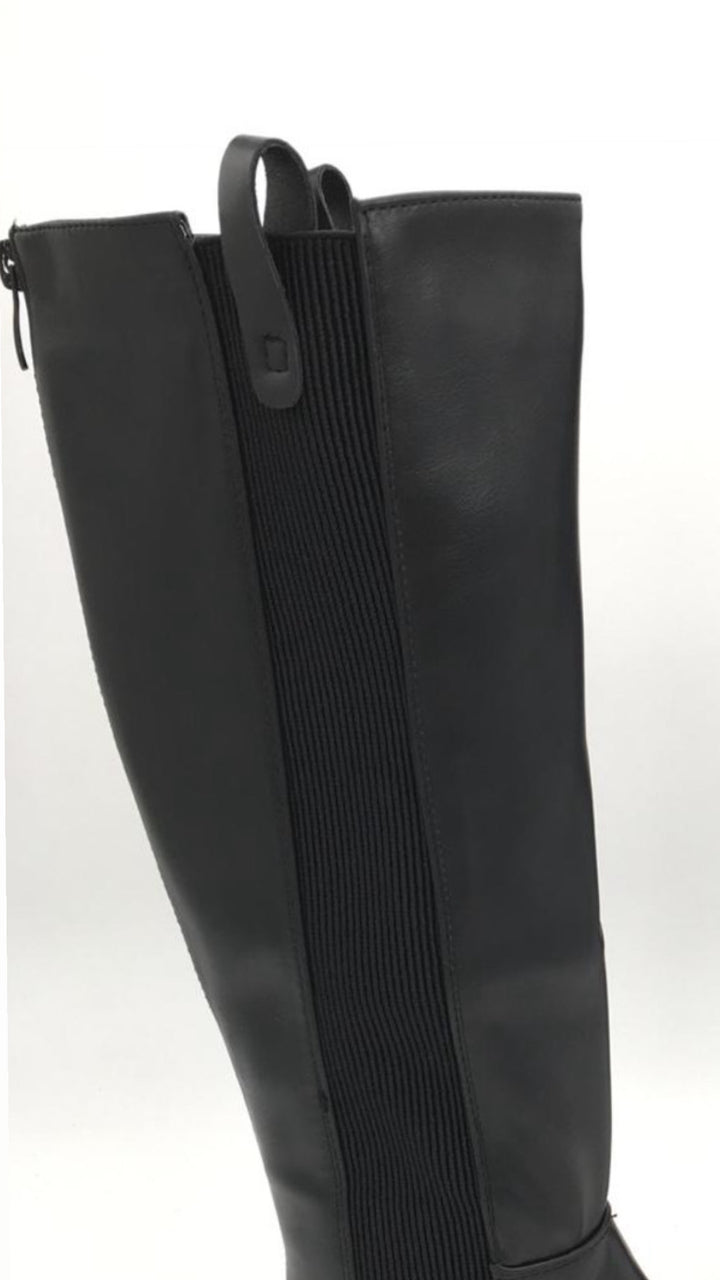 Stretch-Stiefel lang " A-976 " / schwarz Art. 122300