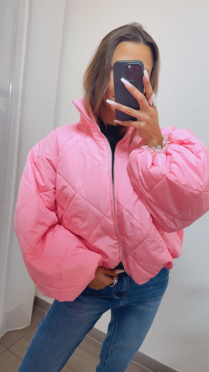 Puffer Jacke / soft pink Art. 14368