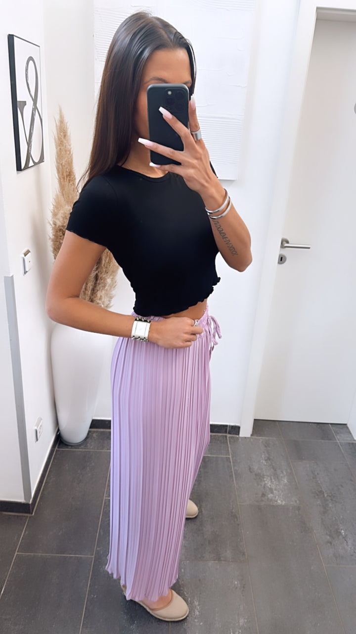 Plissee Hose  / flieder Art. 6060