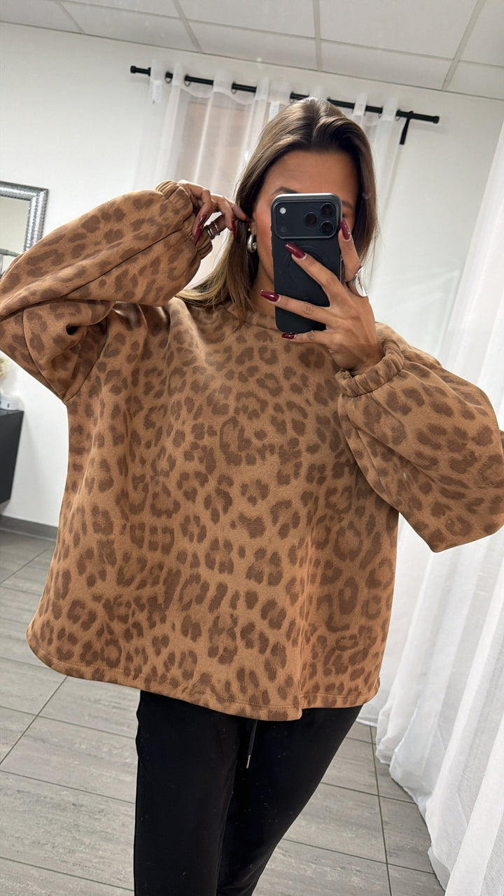 LEO Pullover " Creme de la Creme " / camel - taupe Art. 16533