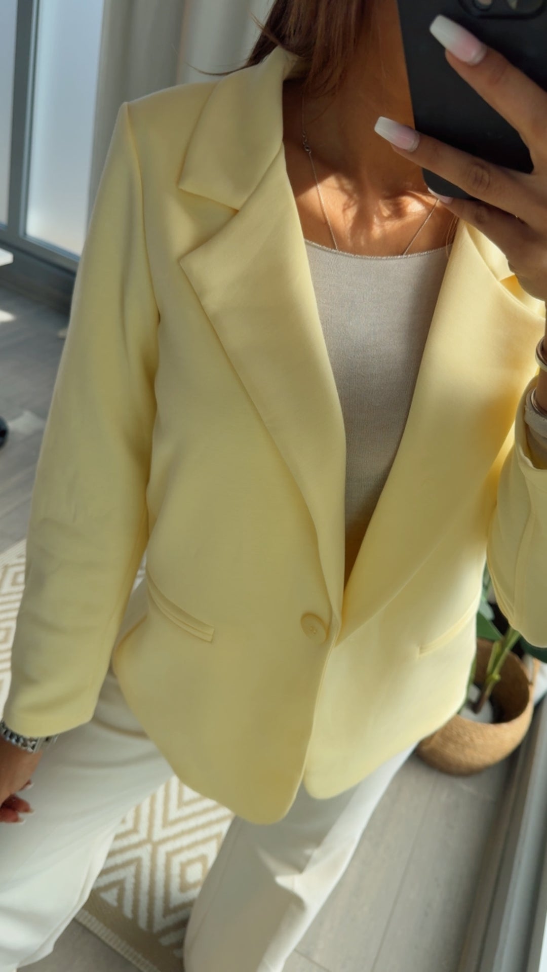 Blazer Butterstoff / soft gelb Art.14645