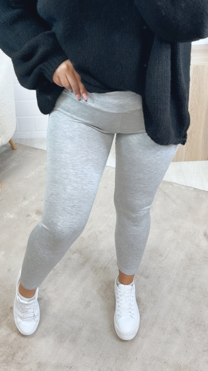 dickere Leggings / hell grau Art. 12864
