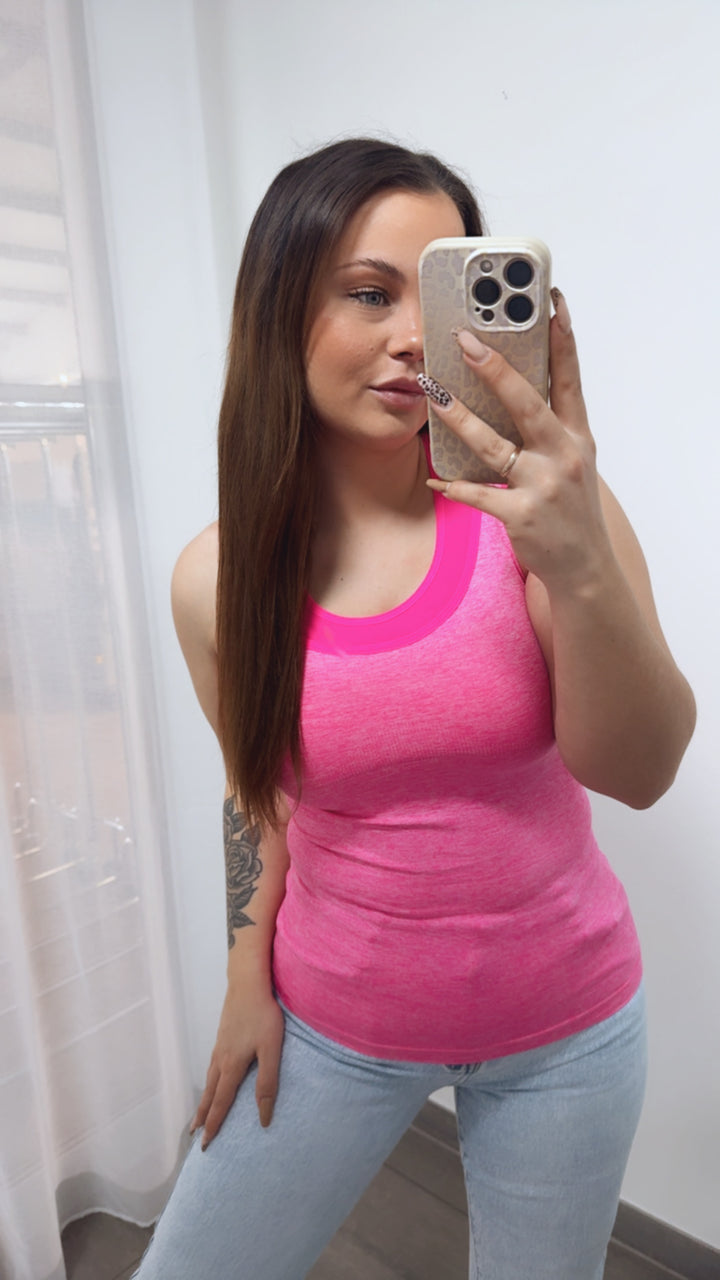 Gym Top / pink meliert Art. 13747
