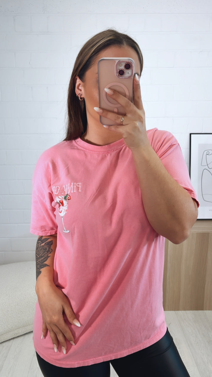 T-shirt " pink strawberry " / rosa beere Art. 9534