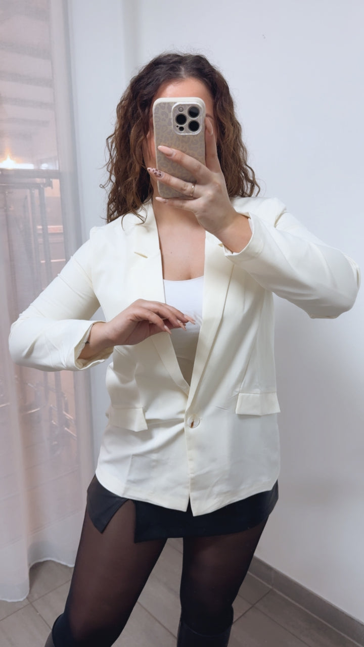 zeitloser Blazer / Eierschale Art. 14109