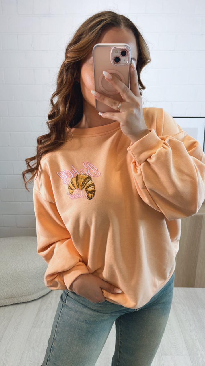 Pullover " Bakery " / soft peach Art. 9588