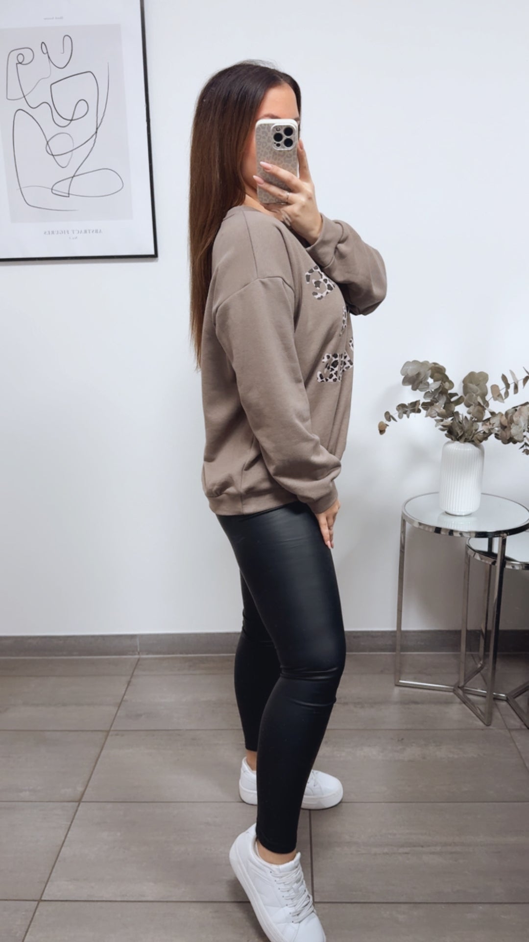 LEO Pullover " Créme de la Créme " / taupe Art. 13389