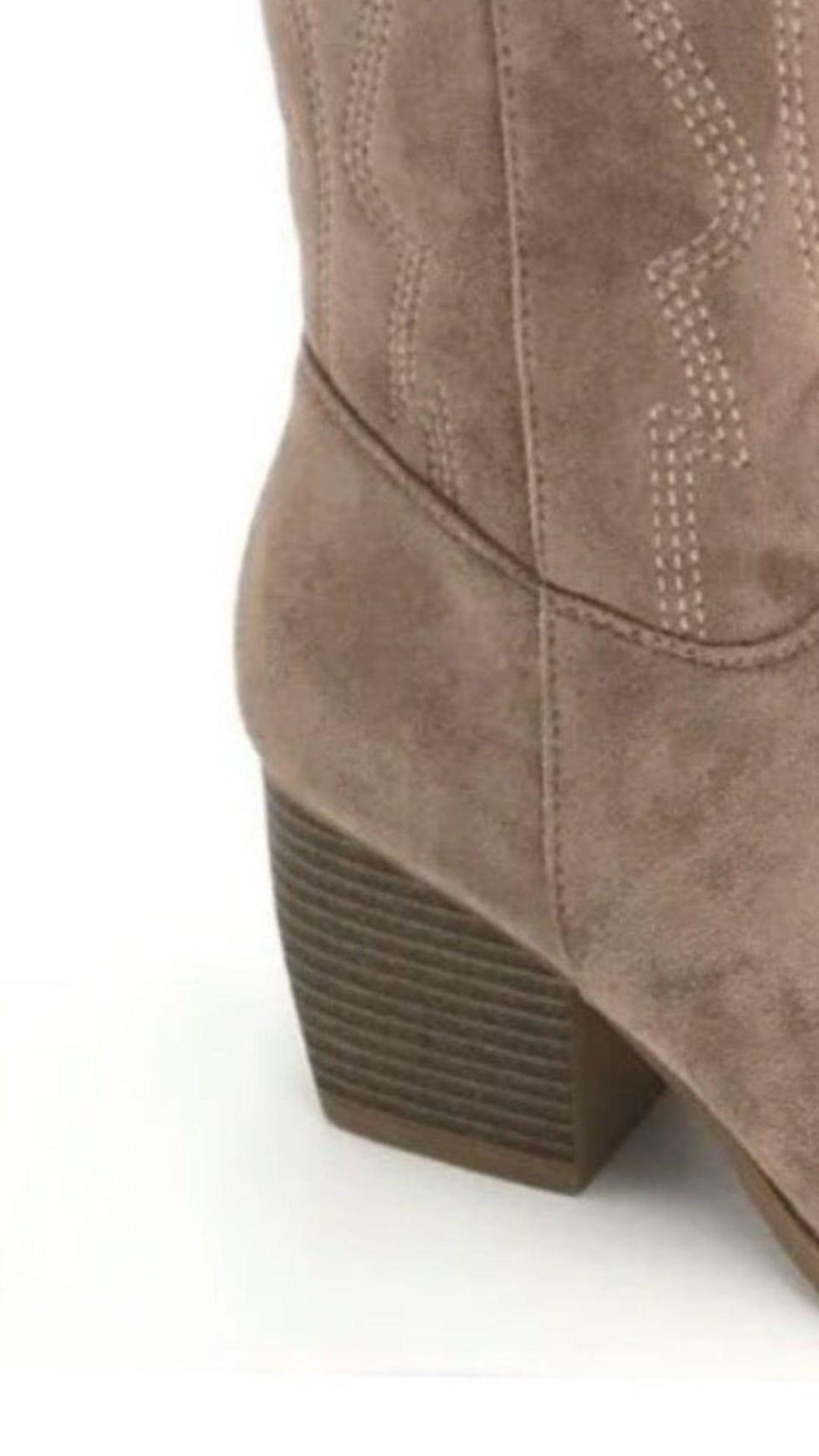 Cowboy Stiefel lang " T272 " / dunkles taupe Art. 10074