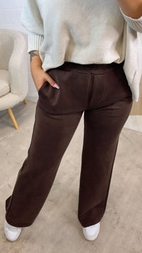 super elastische, lockere Hose / braun Art. 12598