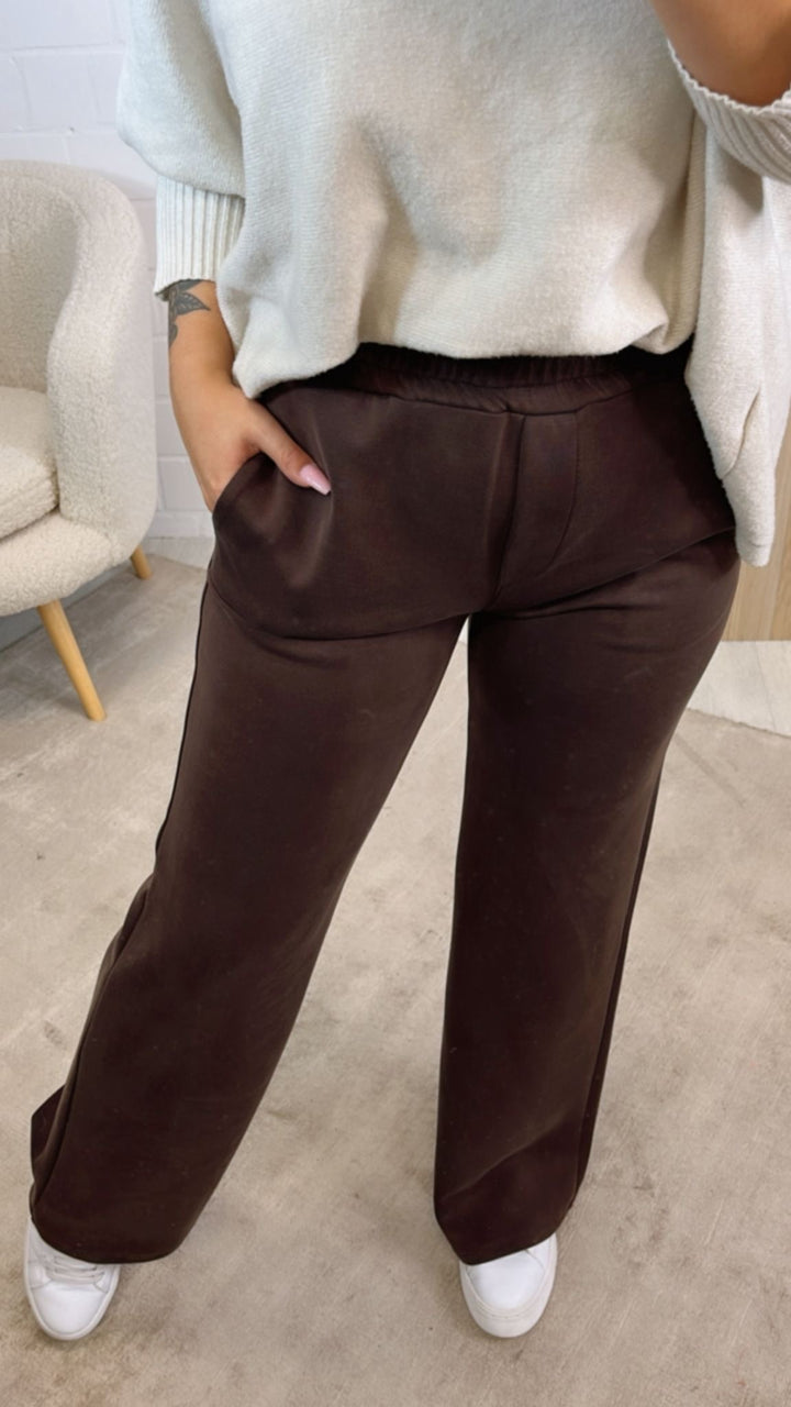 super elastische, lockere Hose / braun Art. 12598