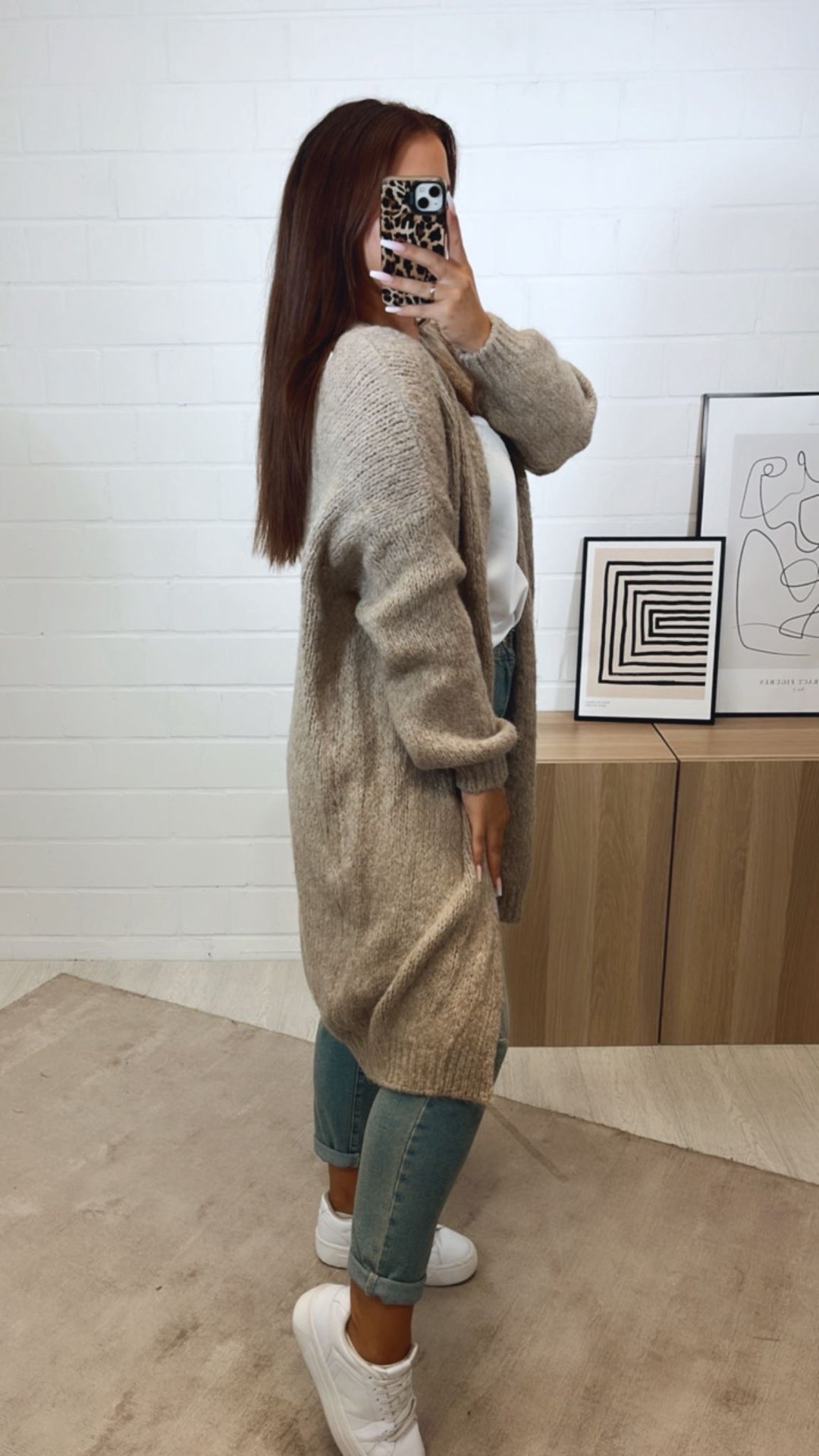 Kuscheliger Cardigan / beige Art.11294