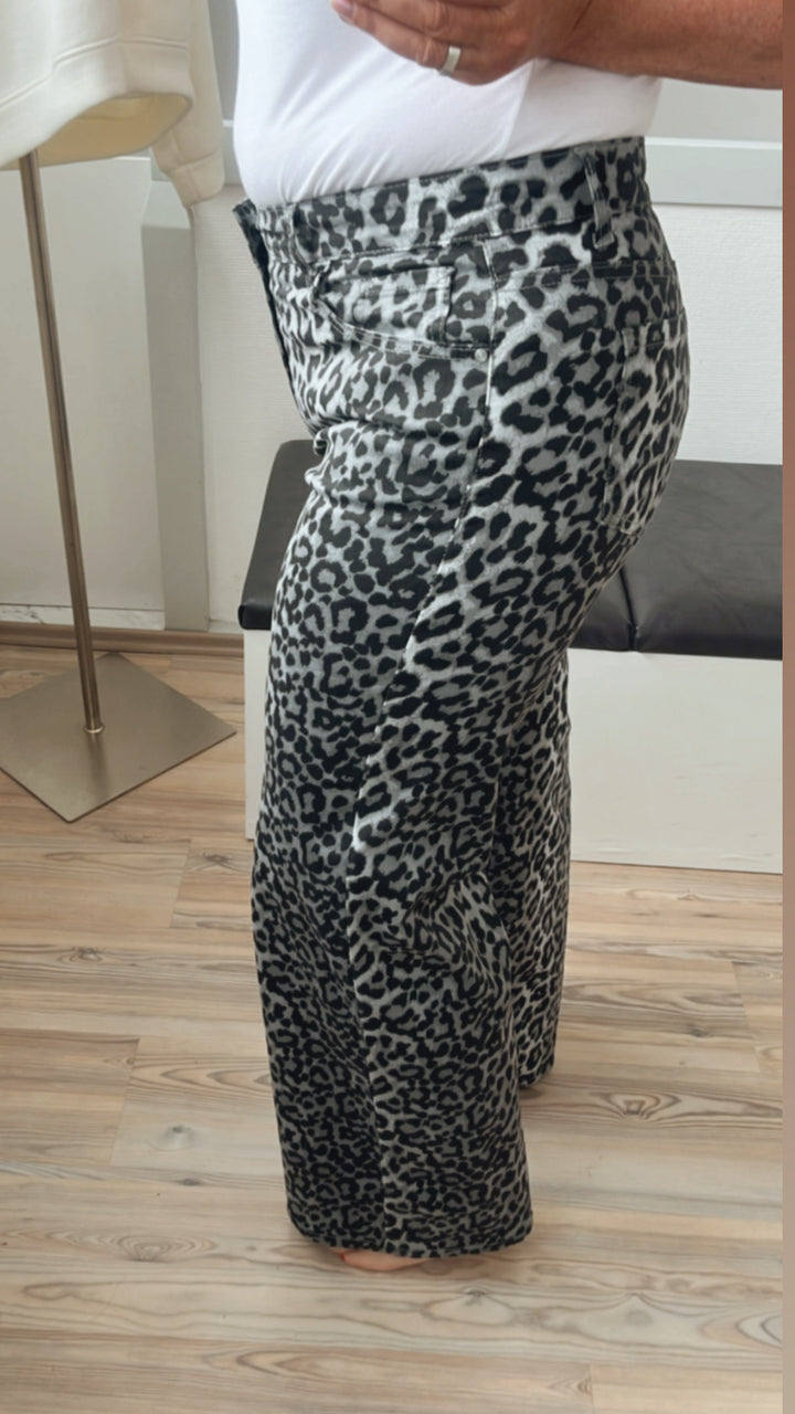 LEO Jeans Hose " 3D - 8060 " / grau Art. 10261
